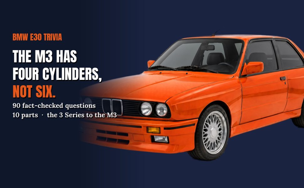 E30 Trivia — cover and overview