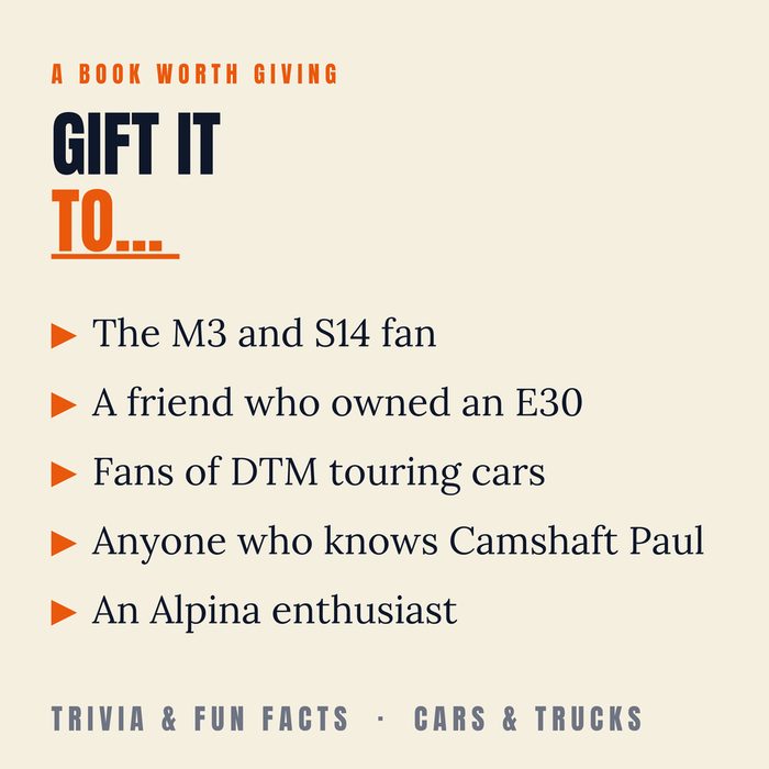 E30 Trivia — a great gift