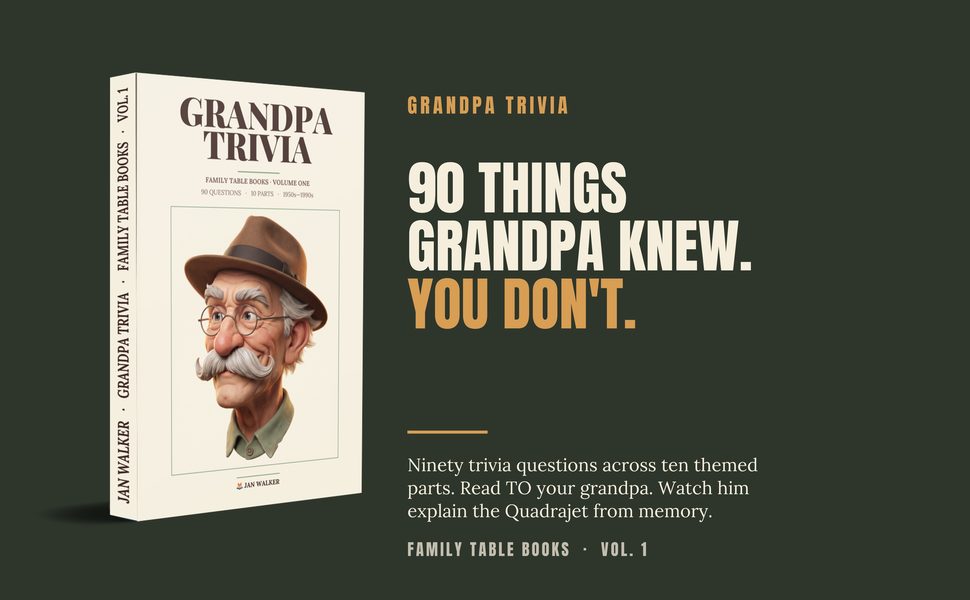 Grandpa Trivia — cover and overview