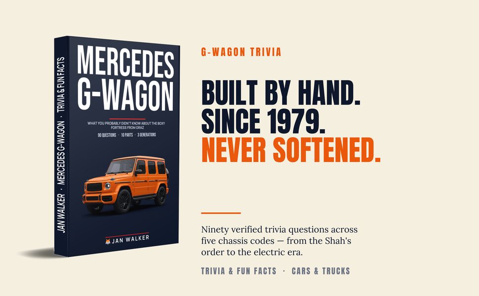 Mercedes G-Wagon Trivia — cover and overview