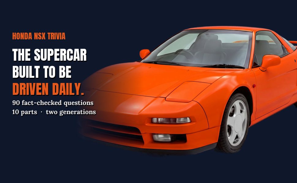 NSX Trivia — cover and overview