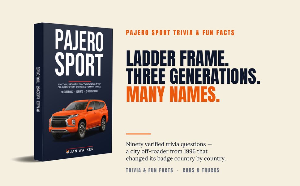 Pajero Sport Trivia & Fun Facts — cover and overview