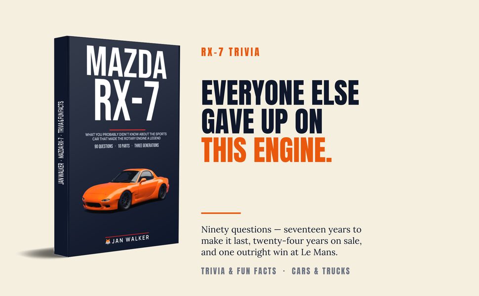 RX-7 Trivia — cover and overview