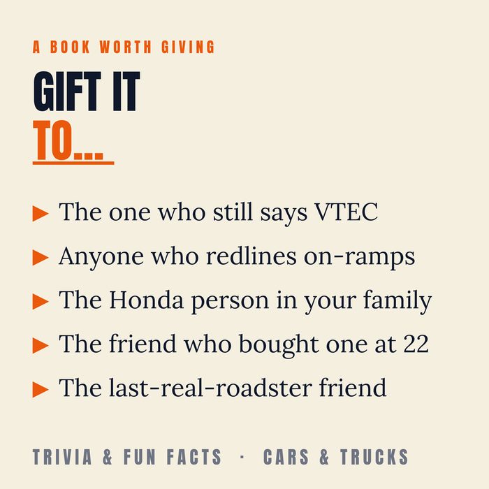 Honda S2000 Trivia — a great gift