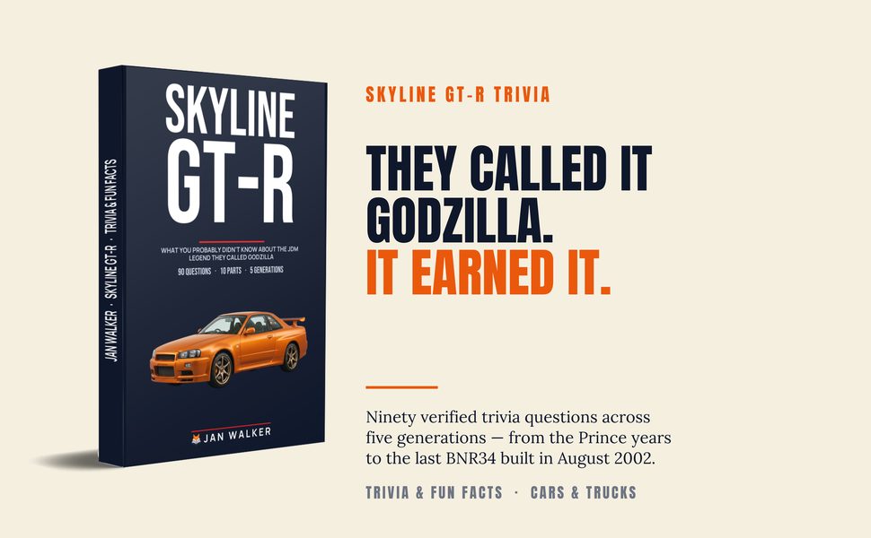 Skyline GT-R Trivia — cover and overview