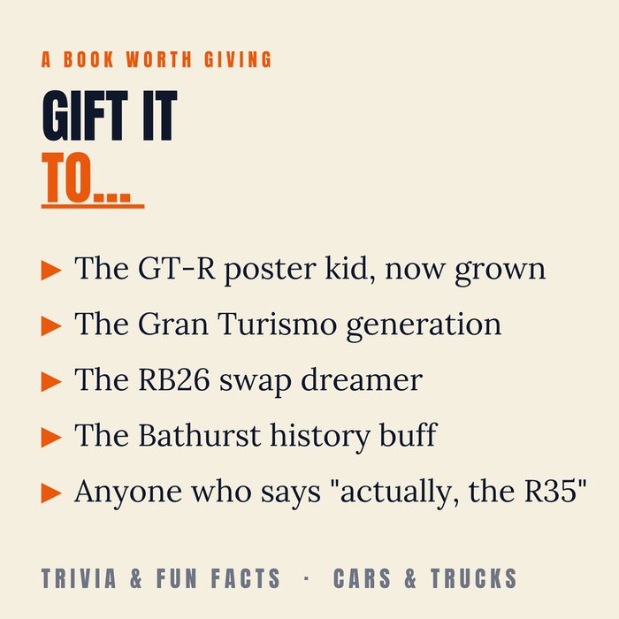 Skyline GT-R Trivia — a great gift