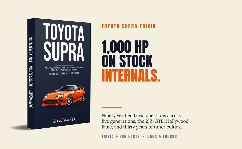 Toyota Supra Trivia — cover and overview