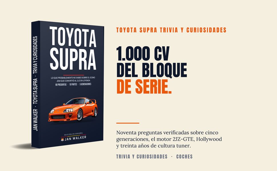 Toyota Supra Trivia — portada y resumen