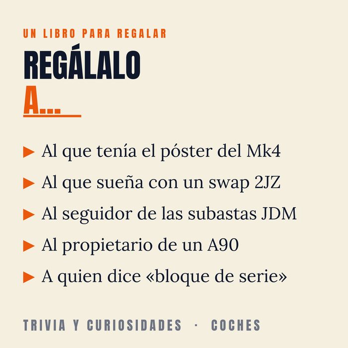 Toyota Supra Trivia — un libro para regalar