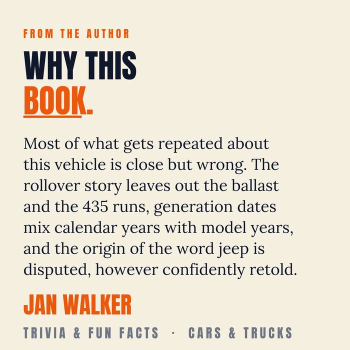 Jeep Wrangler Trivia — about the author