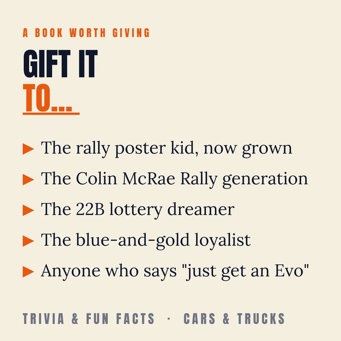 Subaru WRX Trivia — a great gift