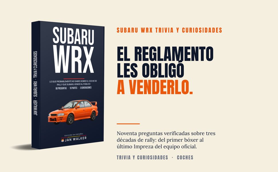 Subaru WRX Trivia — portada y resumen