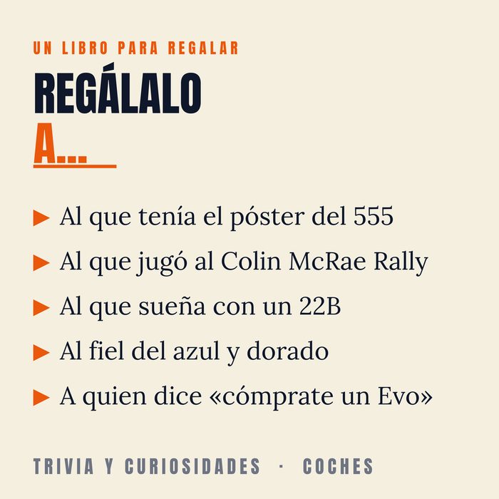 Subaru WRX Trivia — un libro para regalar